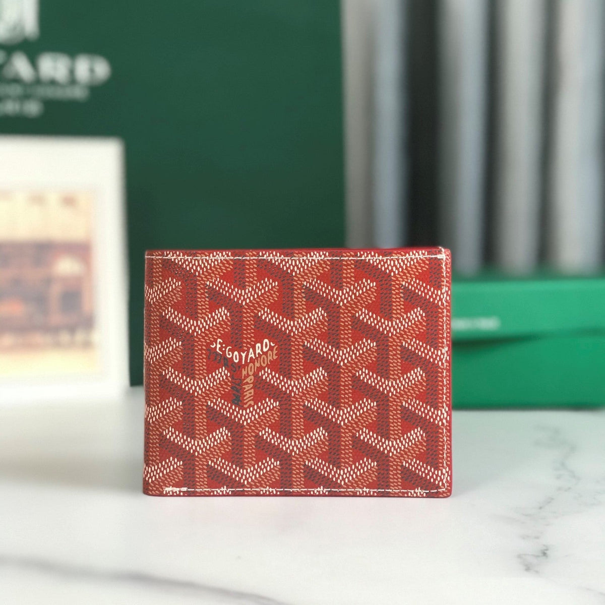 G*yard Victoire Wallet Canvas & Cafskin
