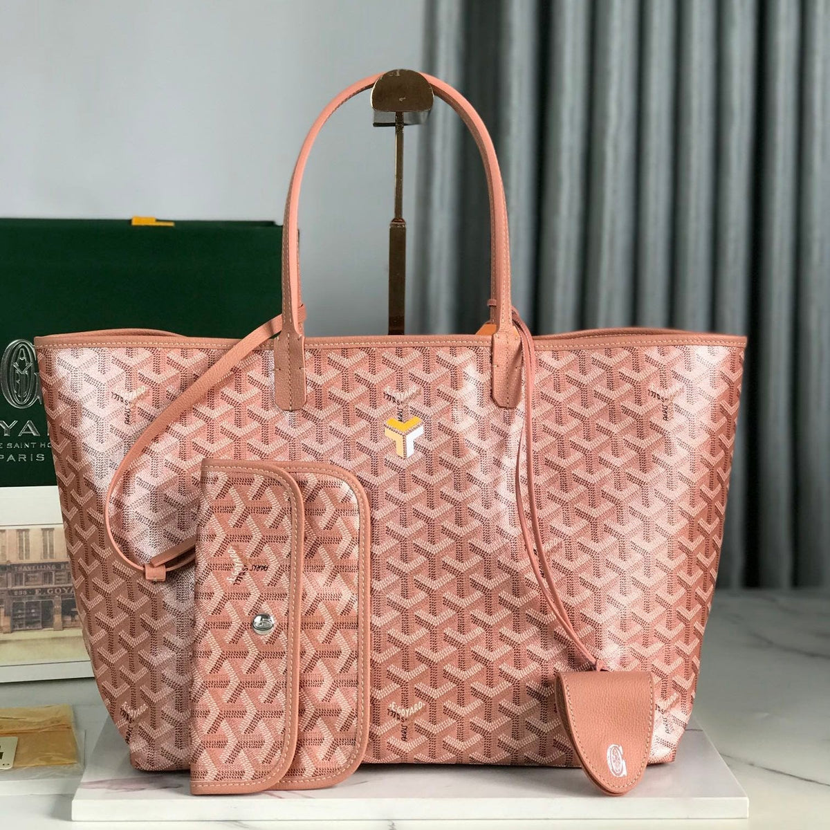 Saint Louis Bag Canvas Chevroches Calfskin