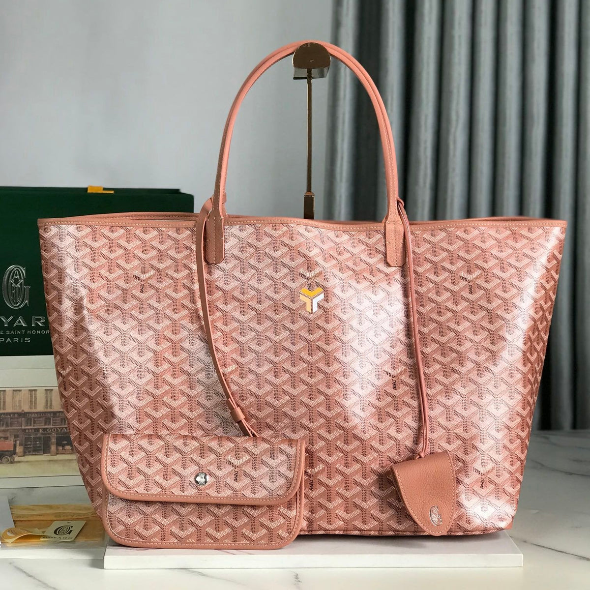 Saint Louis Bag Canvas Chevroches Calfskin