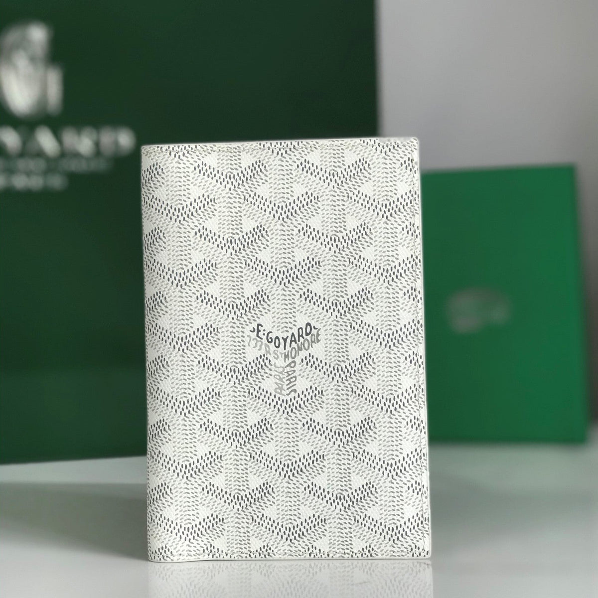 G*yard Grenelle Passport Cover Canvas & Cafskin