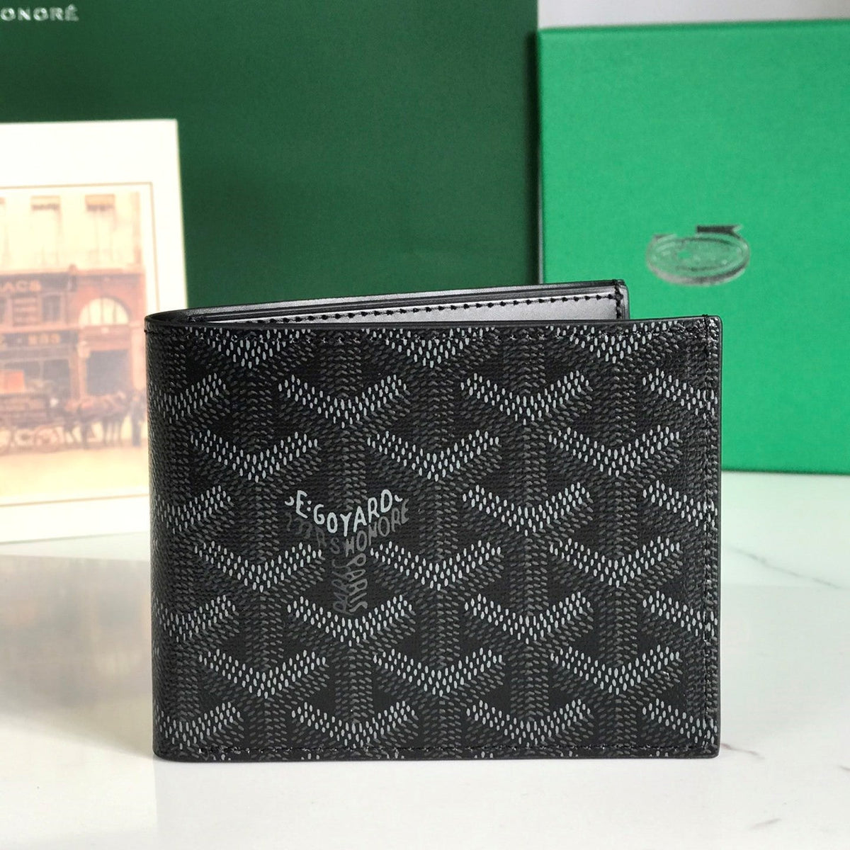 G*yard Victoire Wallet Canvas & Cafskin