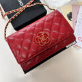 C*C WOC Classic Fortune Bag 19cm Red Caviar Leather
