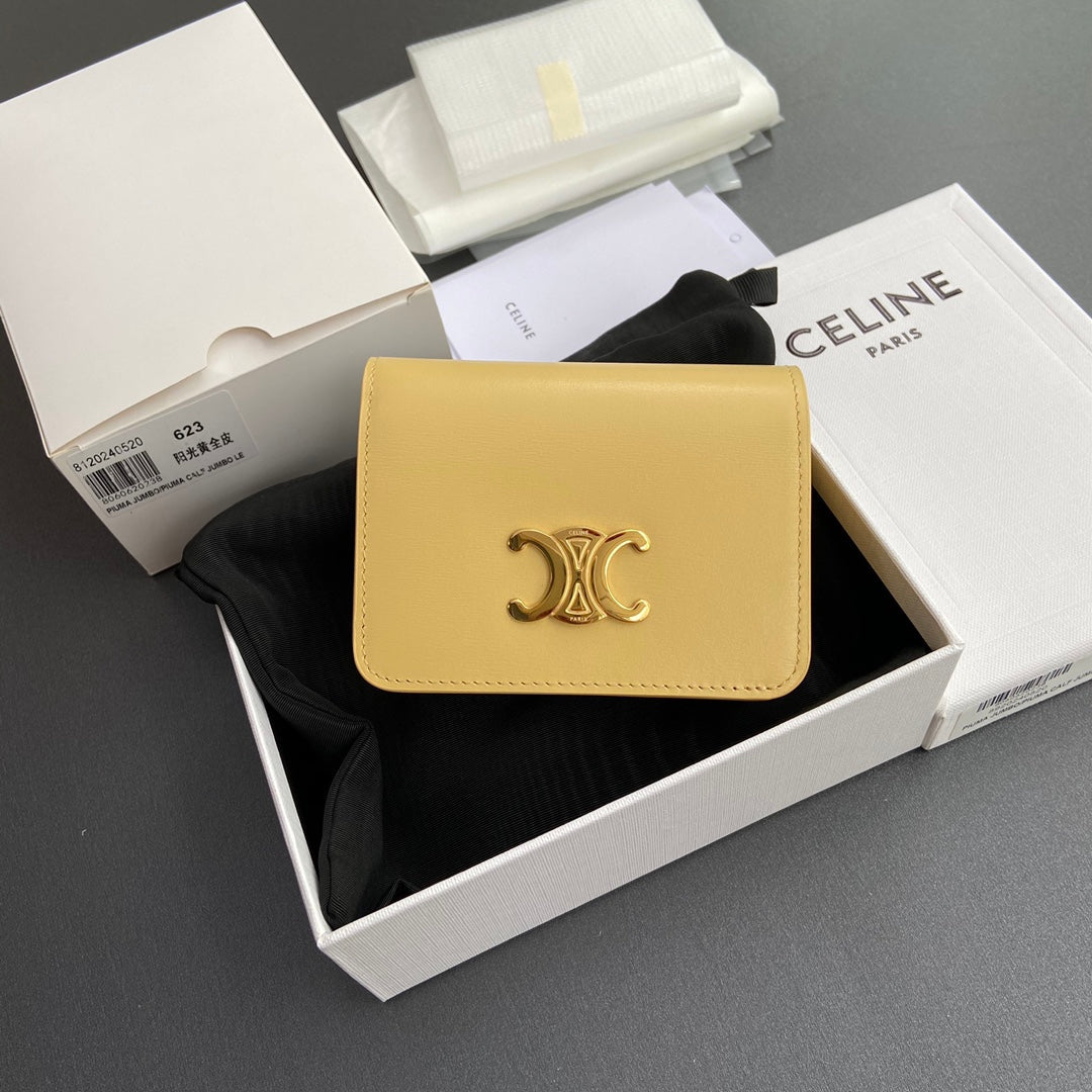 TRIOMPHE 622 Compact Wallet Leather