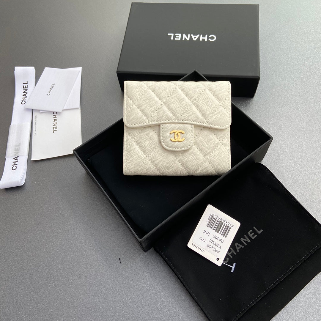 C*C 82288 Classic Flap Wallet Caviar GHW