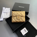 C*C 82288 Classic Flap Wallet Gold Lamskin GHW