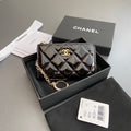 C*C Hook & Chain Zipper Card Holder Patent GHW