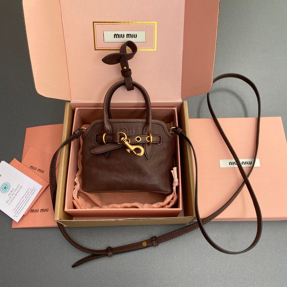 AVENTURE BAG SHINY CALFSKIN