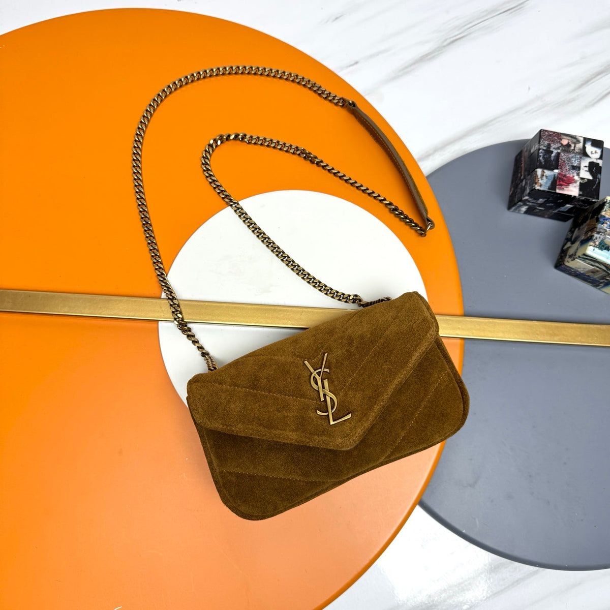 Y*S*L Loulou Bag Suede