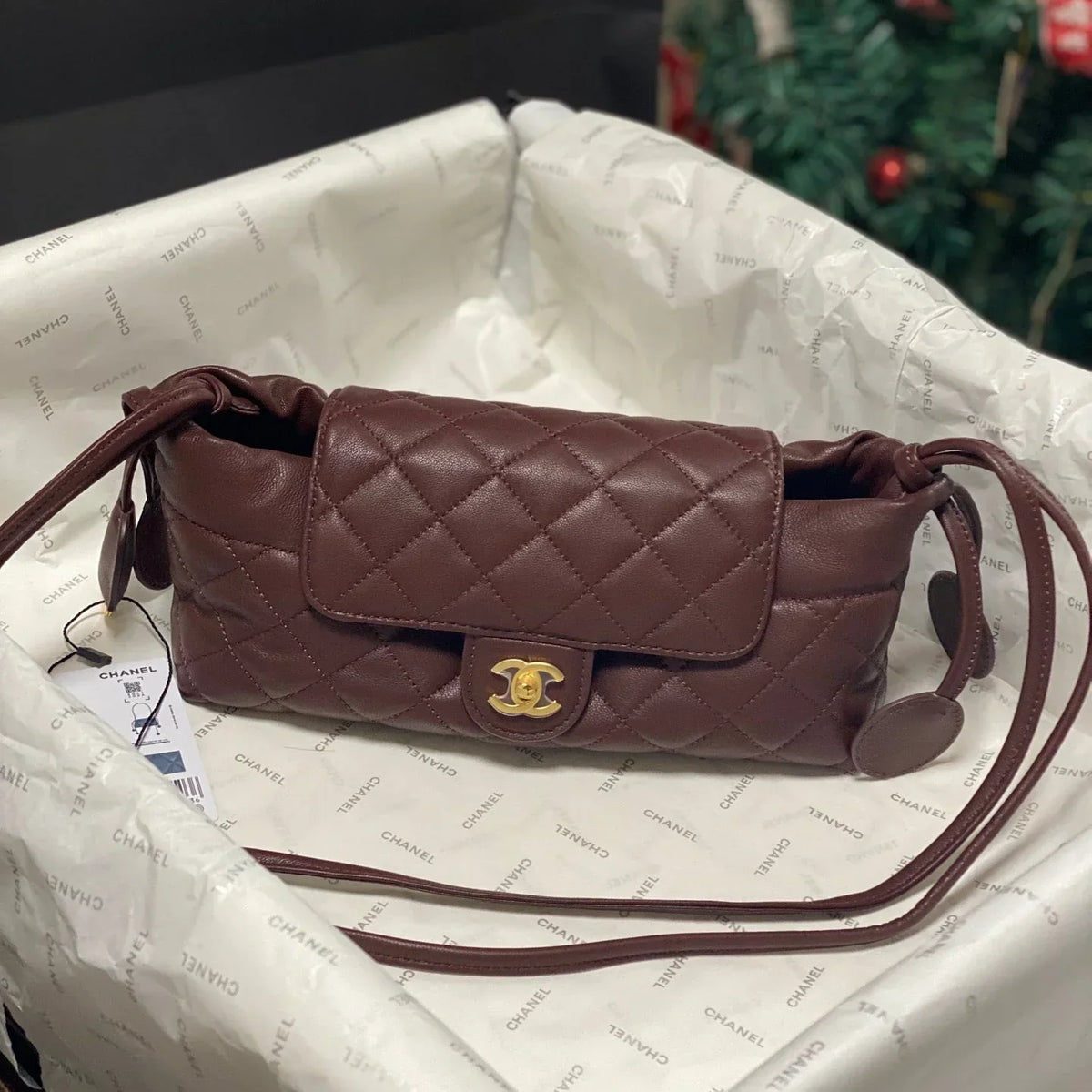 C*C 2026 Pouch Leather Strap Calfskin