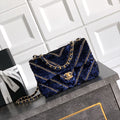 C*C 26K Flap Bag Silk Sequin