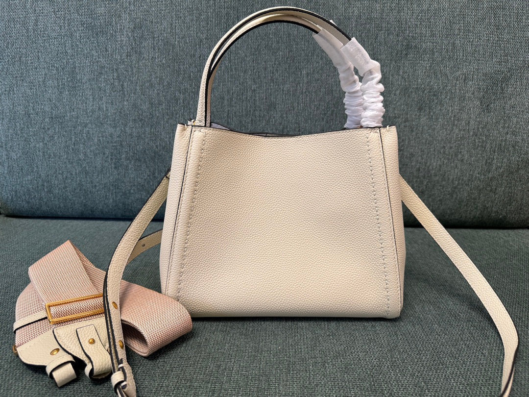 V*lentino small handbag light beige calfskin