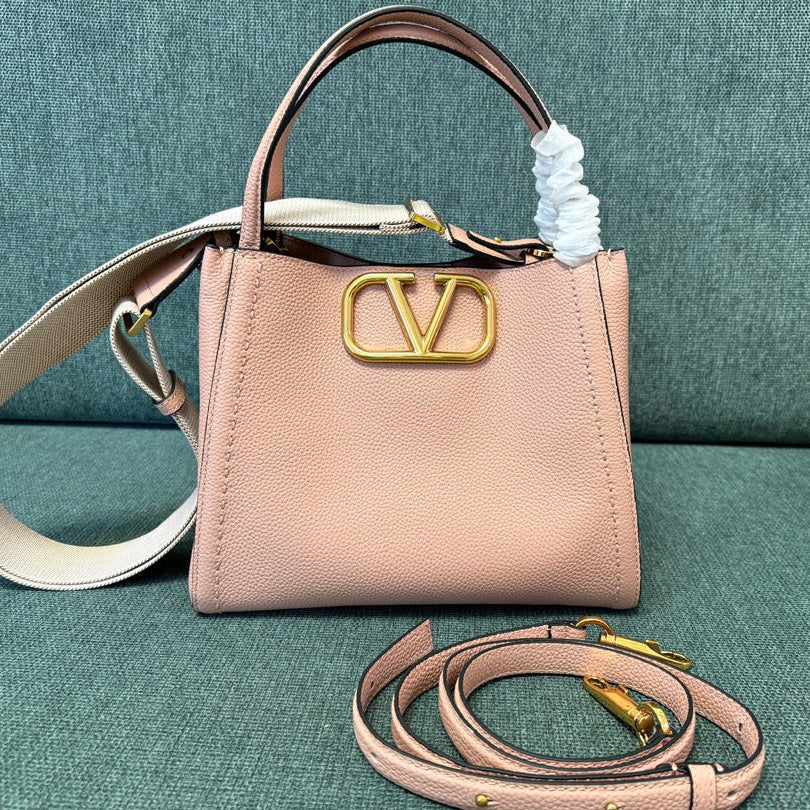 V*lentino handbag calfskin