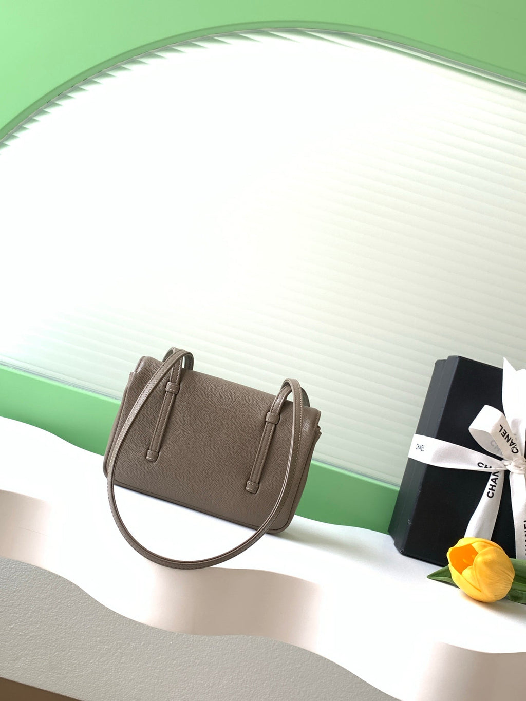 C*C 2026 Preppy Coco Bag Caviar Leather Gold Hardware