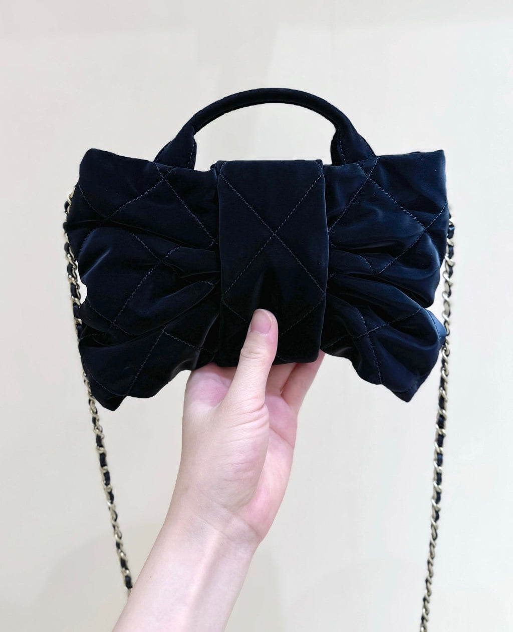 Ch*nel 2025 Bow Bag Velvet