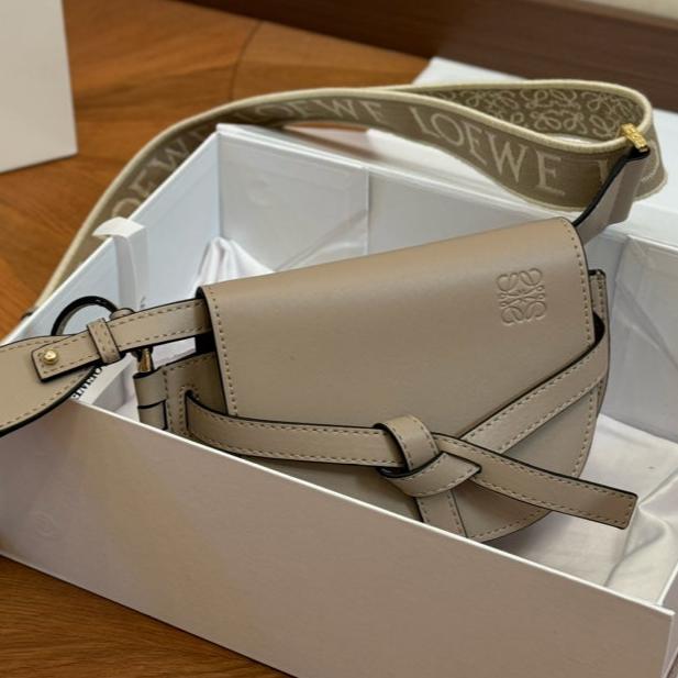 L*E GATE DUAL BAG SOFT CALFSKIN JACQUARD