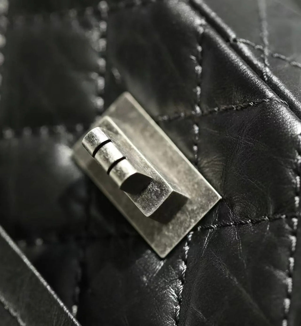 C*C 2026 Classic 2.55 Flap Bag Aged Lambskin Silver Hardware