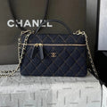 Ch*nel 2026 Vanity Bag Denim Leather