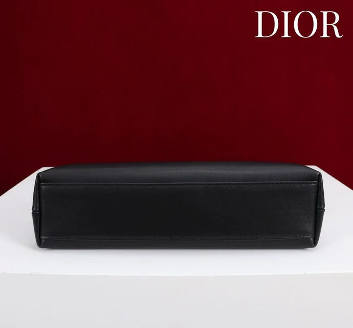 D*or 2026 Bow Bag 27cm Black Lambskin