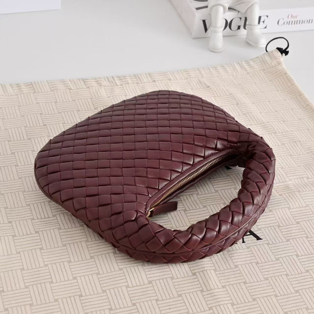 B*V 2026 Bag 26cm Burgundy Lambskin