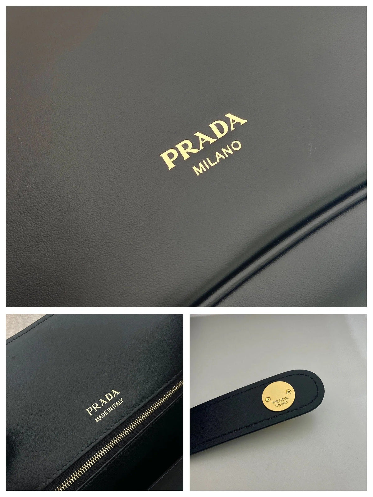 Pr*da 2026 Etude Tote Bag 31cm Black Calfskin