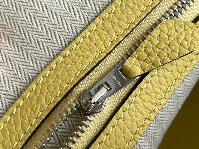 H*rmes 2026 Neo Garden Party 23cm Yellow Leather