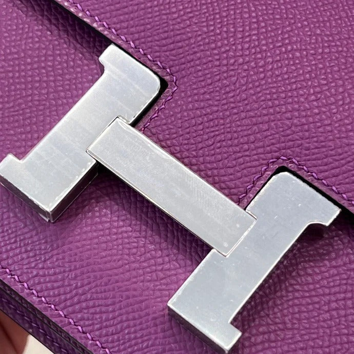 H*rmes 2026 Constance Bag Leather Silver Hardware