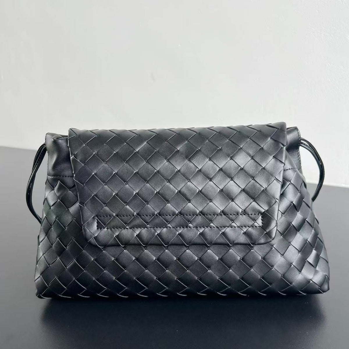 B*V 2026 Giorno Bag 33cm Black Leather