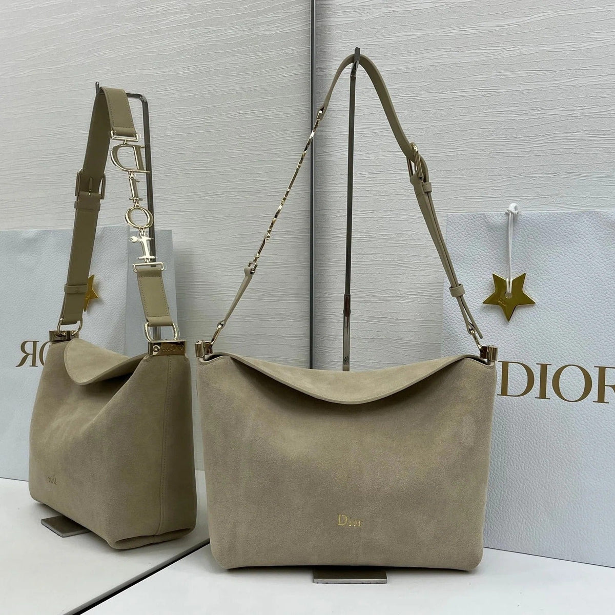 D*or 2026 D*orly Bag Suede Calfskin