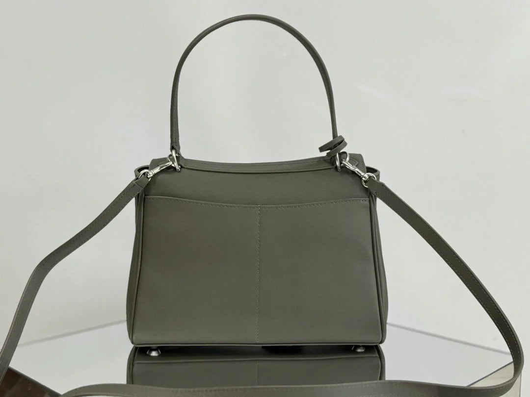 B*lenciaga Rodeo Bag Calfskin Sliver Hardware