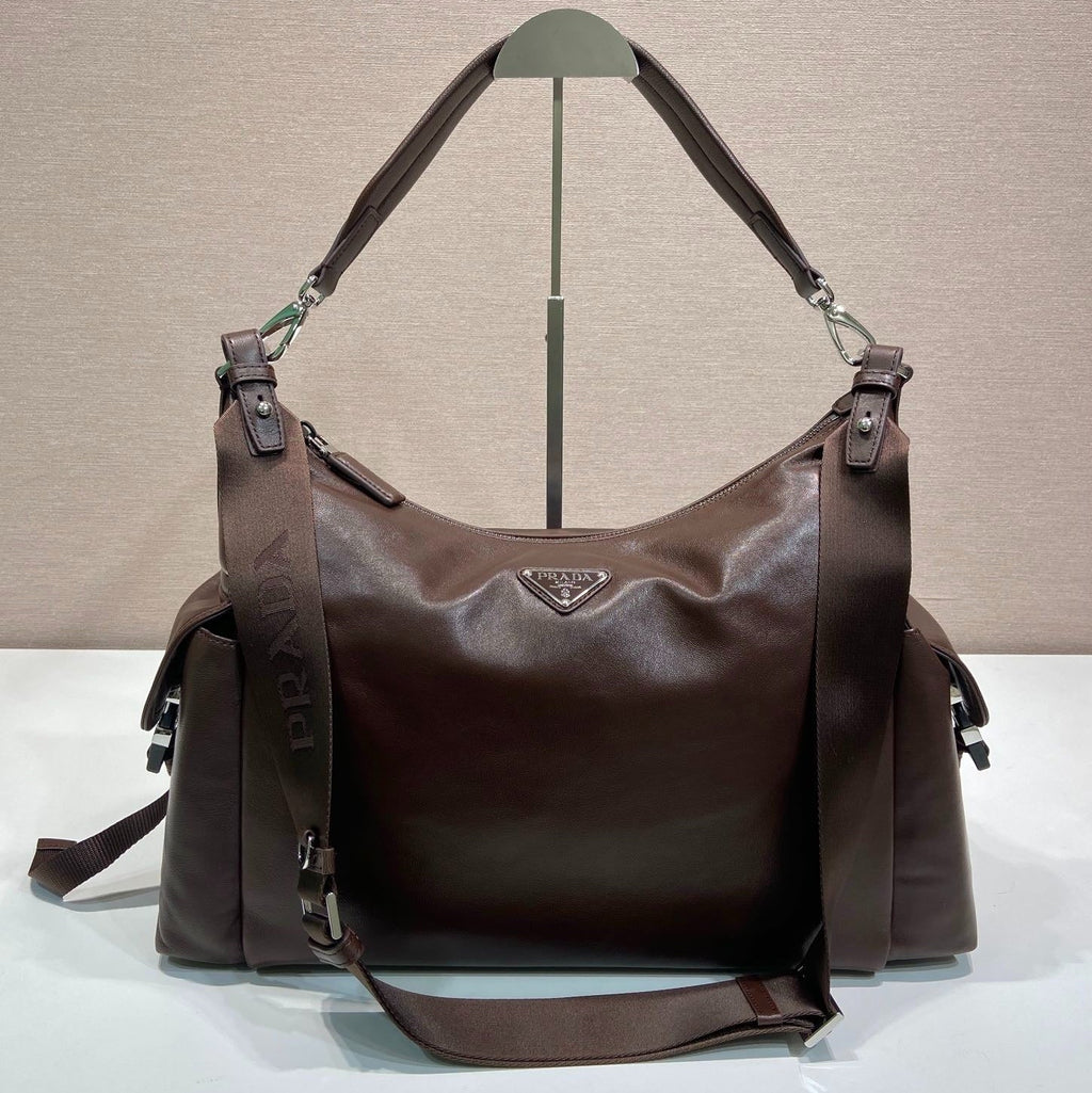 Pr*da 2026 Explore Bag Calfskin
