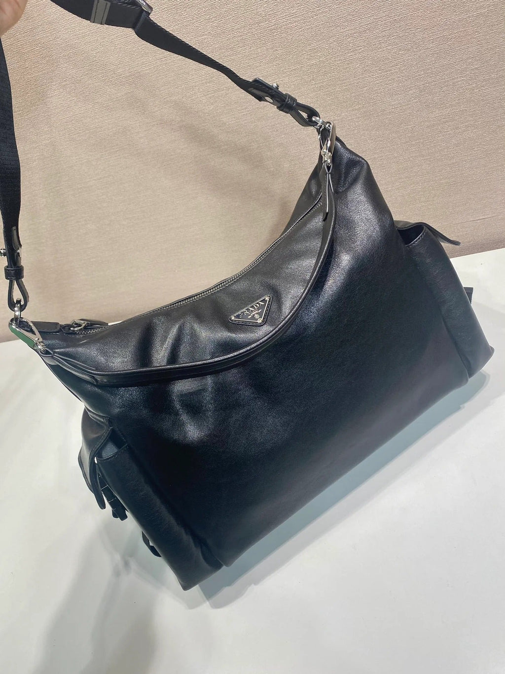 Pr*da 2026 Explore Bag Calfskin