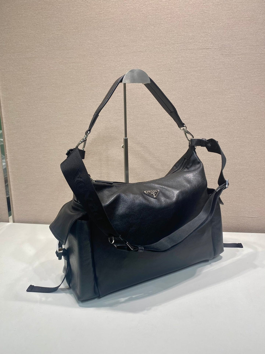 Pr*da 2026 Explore Bag Calfskin