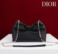 D*or 2026 Bow Bag 27cm Black Lambskin