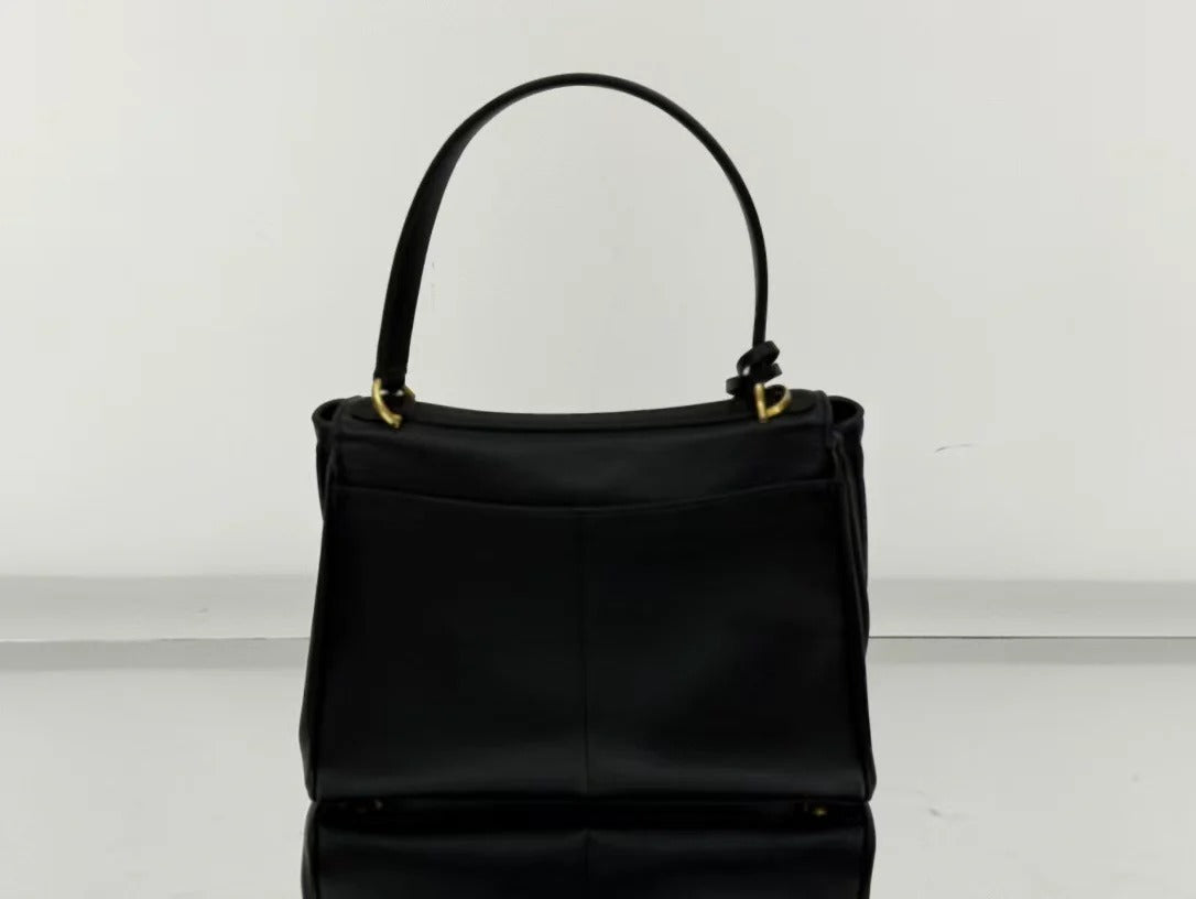 B*lenciaga Rodeo Bag Calfskin Gold Hardware