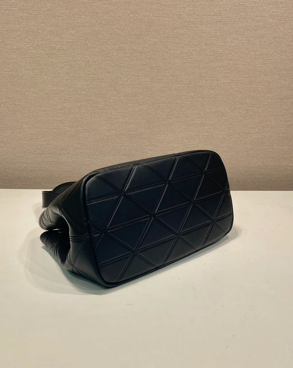 Pr*da 2026 Quilted Symbole Tote Bag Calfskin