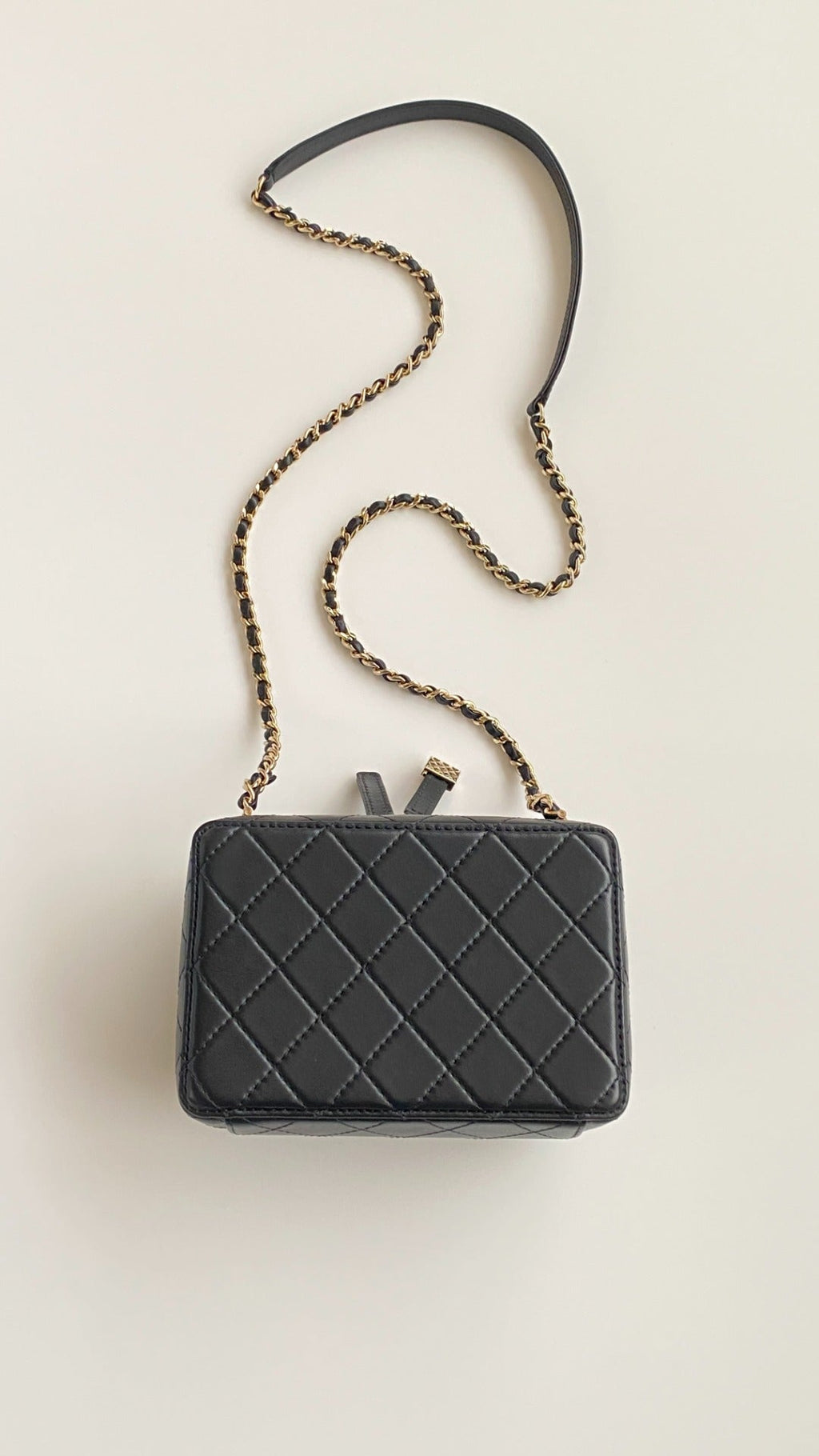 C*C 2025 camera bag lambskin gold hardware